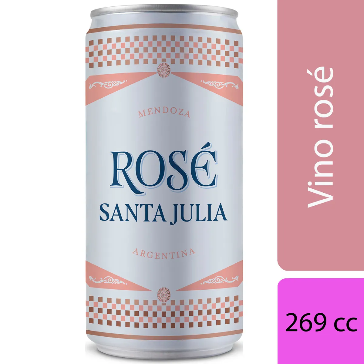 Vino Rosé Santa Julia en lata 269 ml