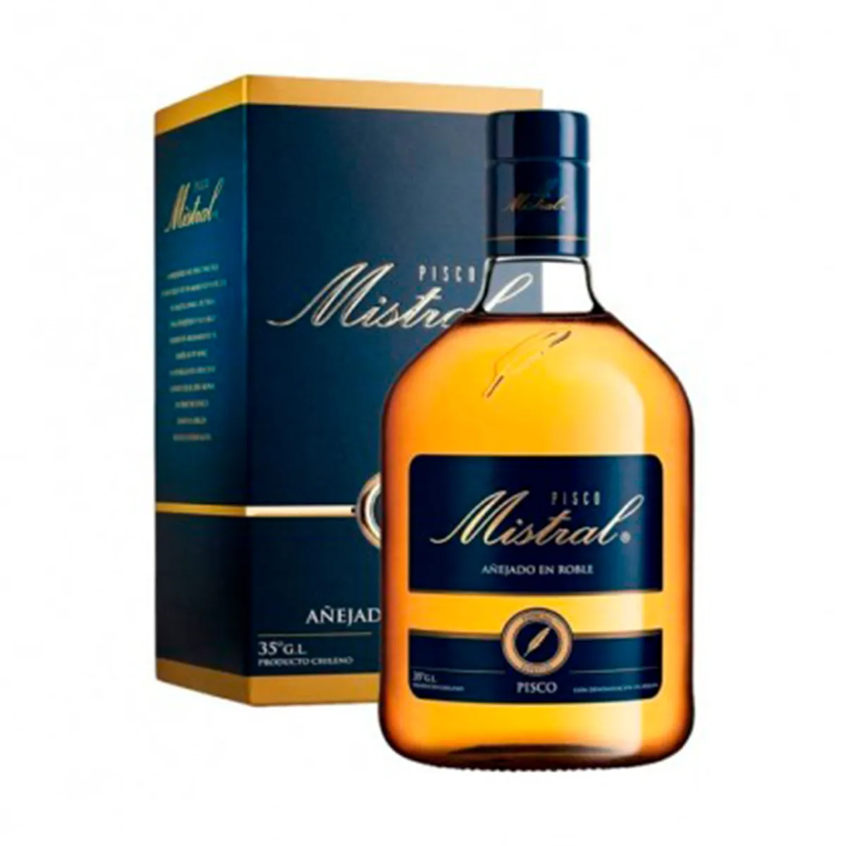 Pisco Mistral especial 750 cc.