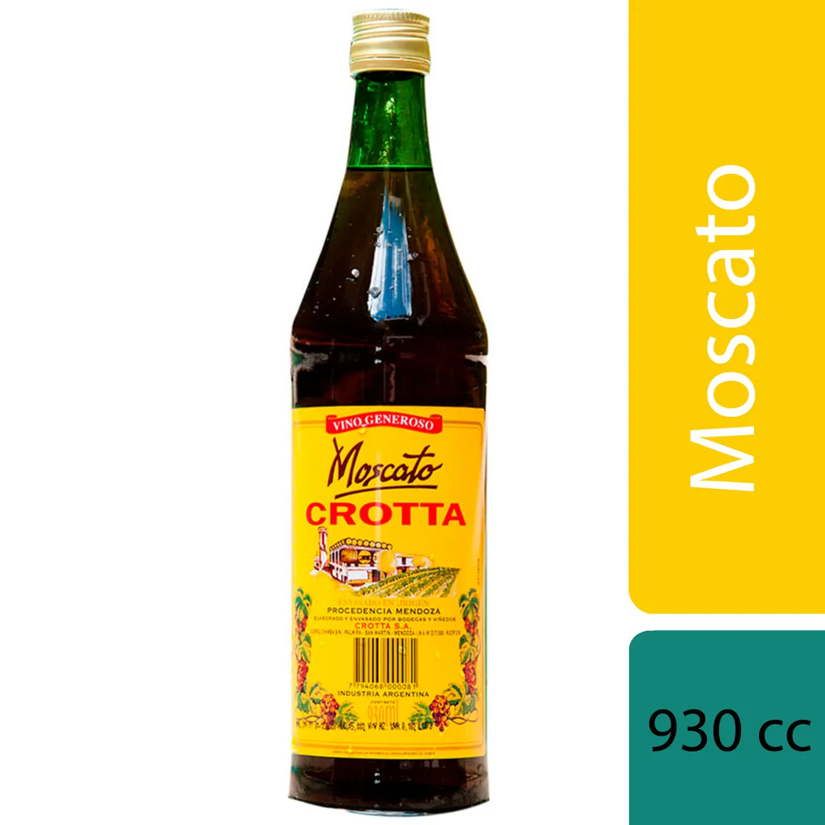 Vino moscato Crotta 930 cc.