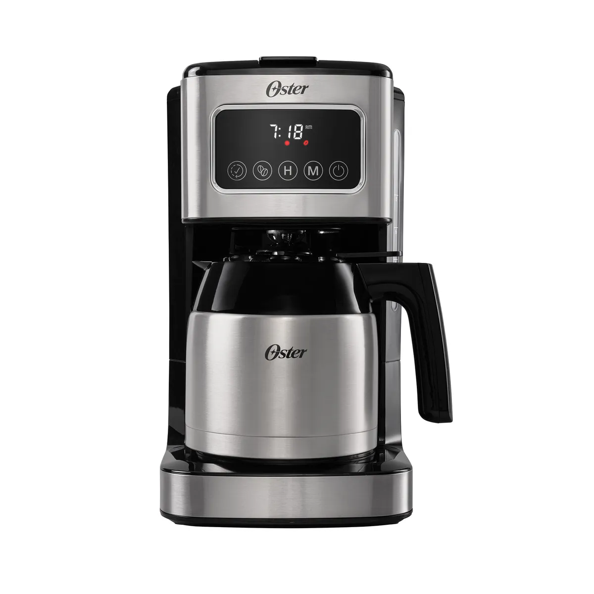 Cafetera Oster filtro programable silver jarra t r