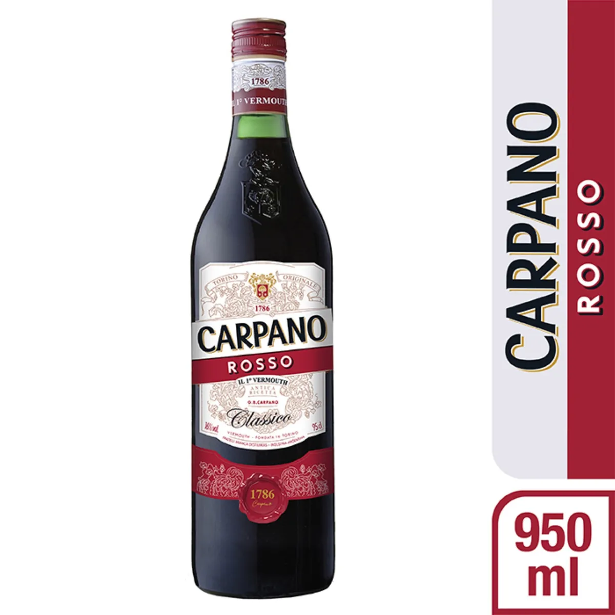 Vermouth Carpano Rosso 950 cc.