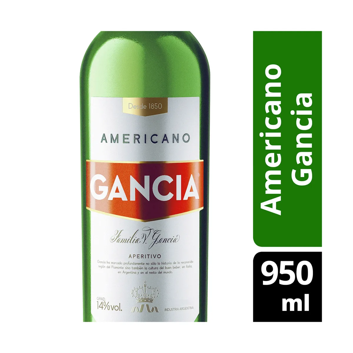 Aperitivo Gancia americano 950 cc.
