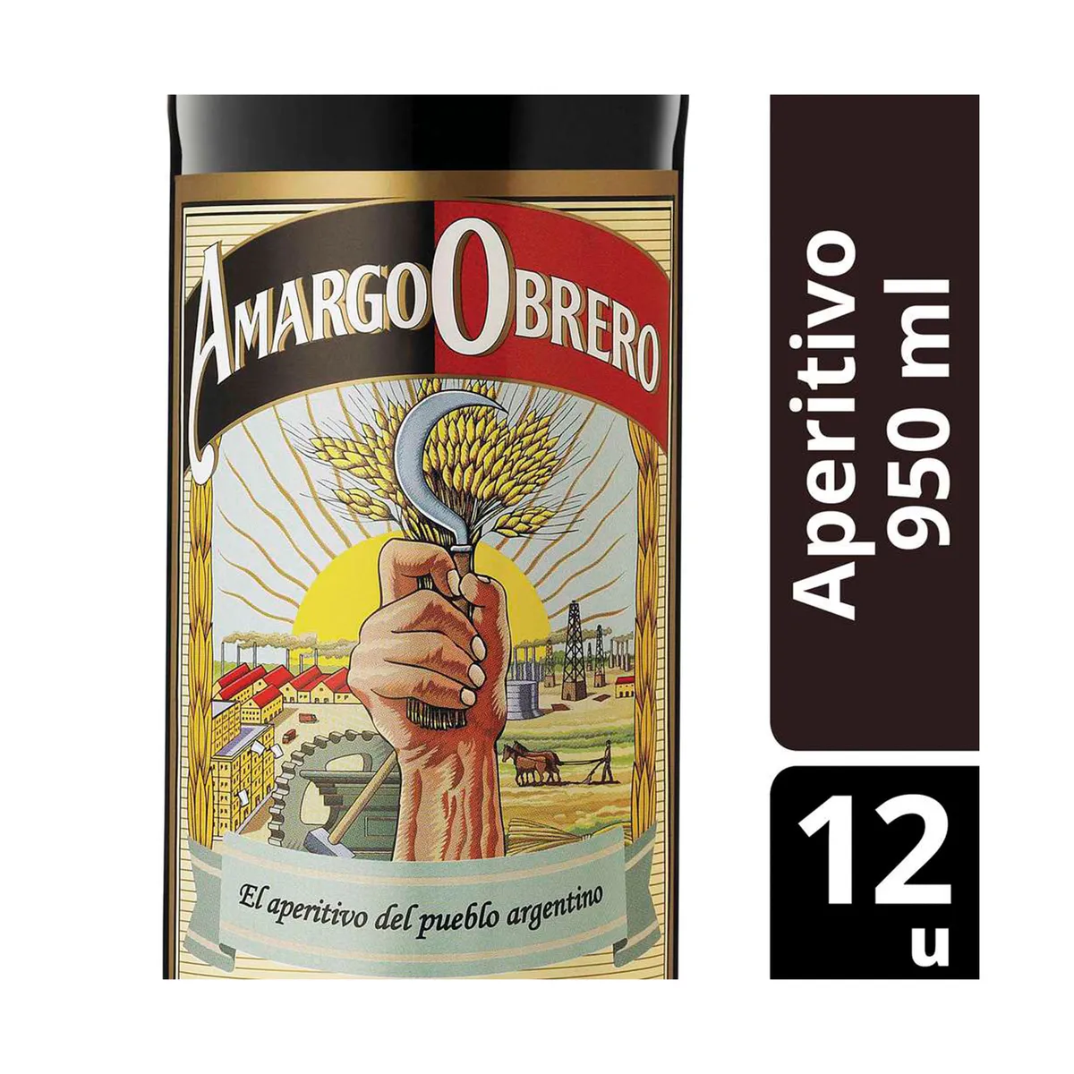 Aperitivo Amargo Obrero 950 cc.