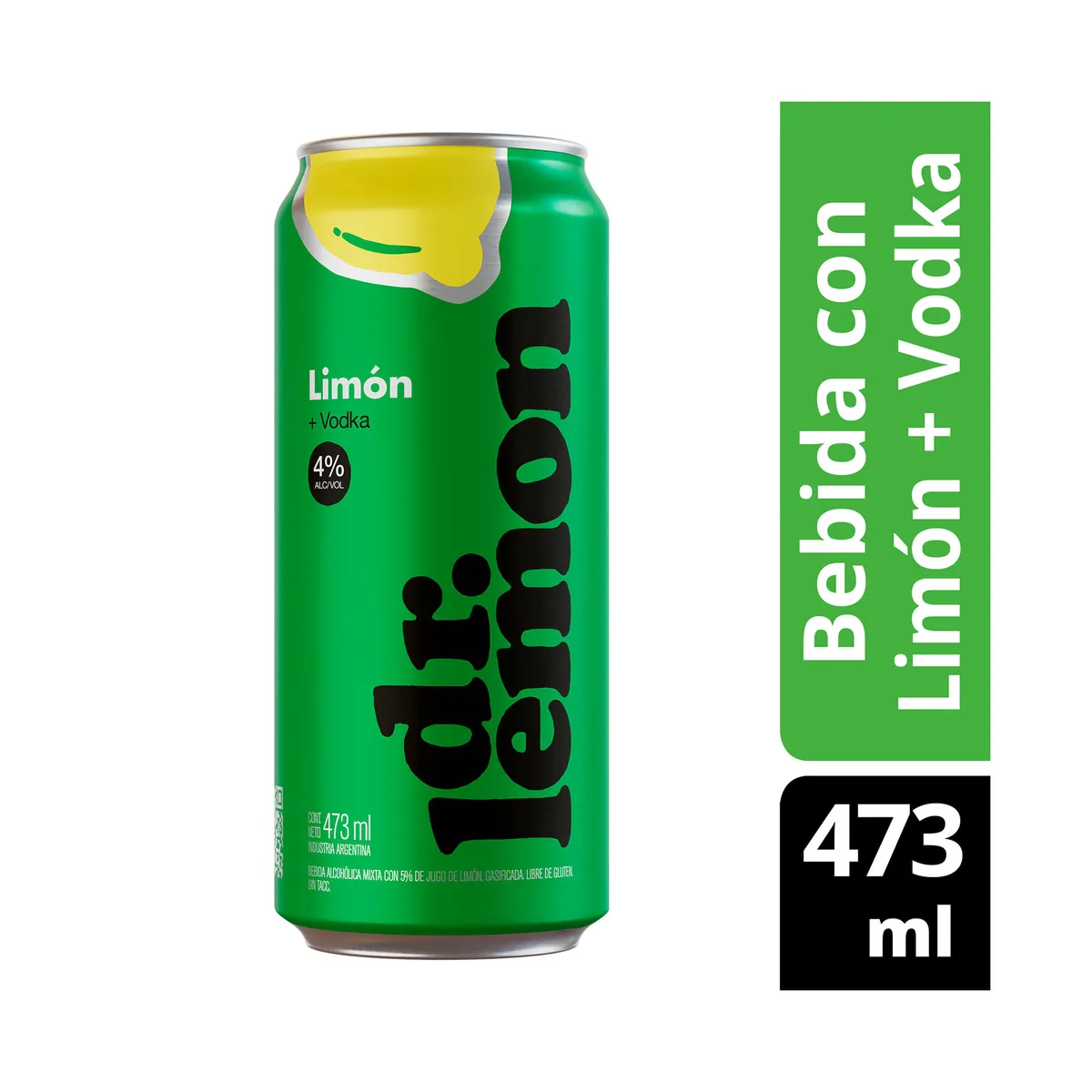 Aperitivo Dr. Lemon limón 473 cc.