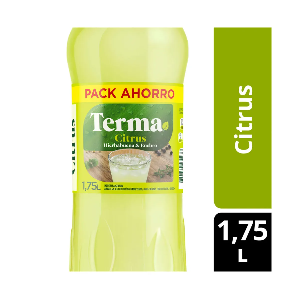 Aperitivo sin alcohol Citrus Terma 1,75 lts