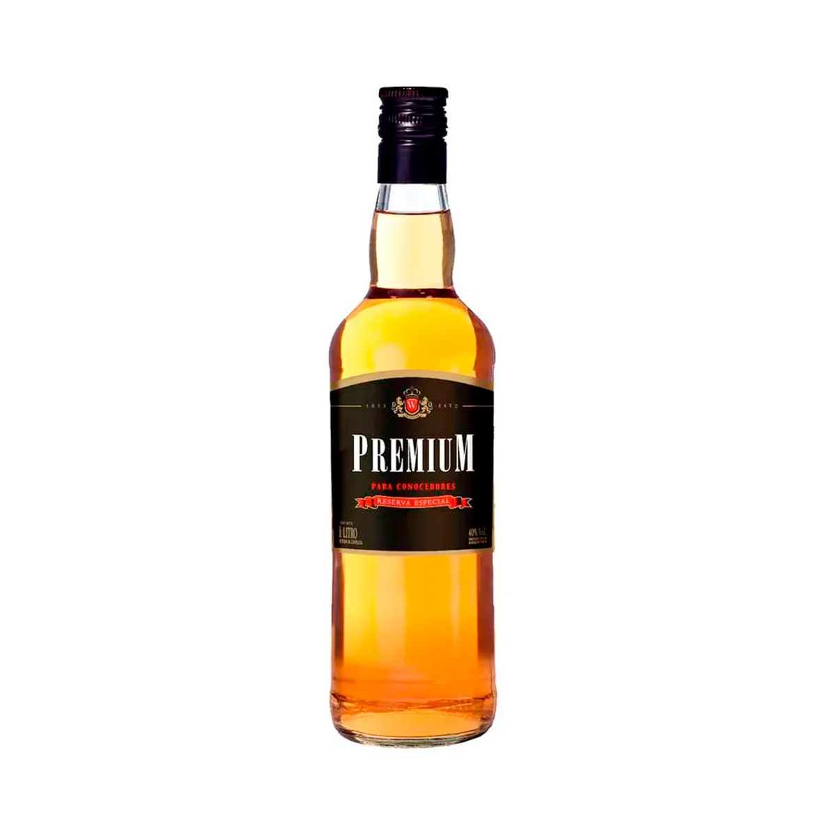 Whisky nacional Premium en botella 750 cc.