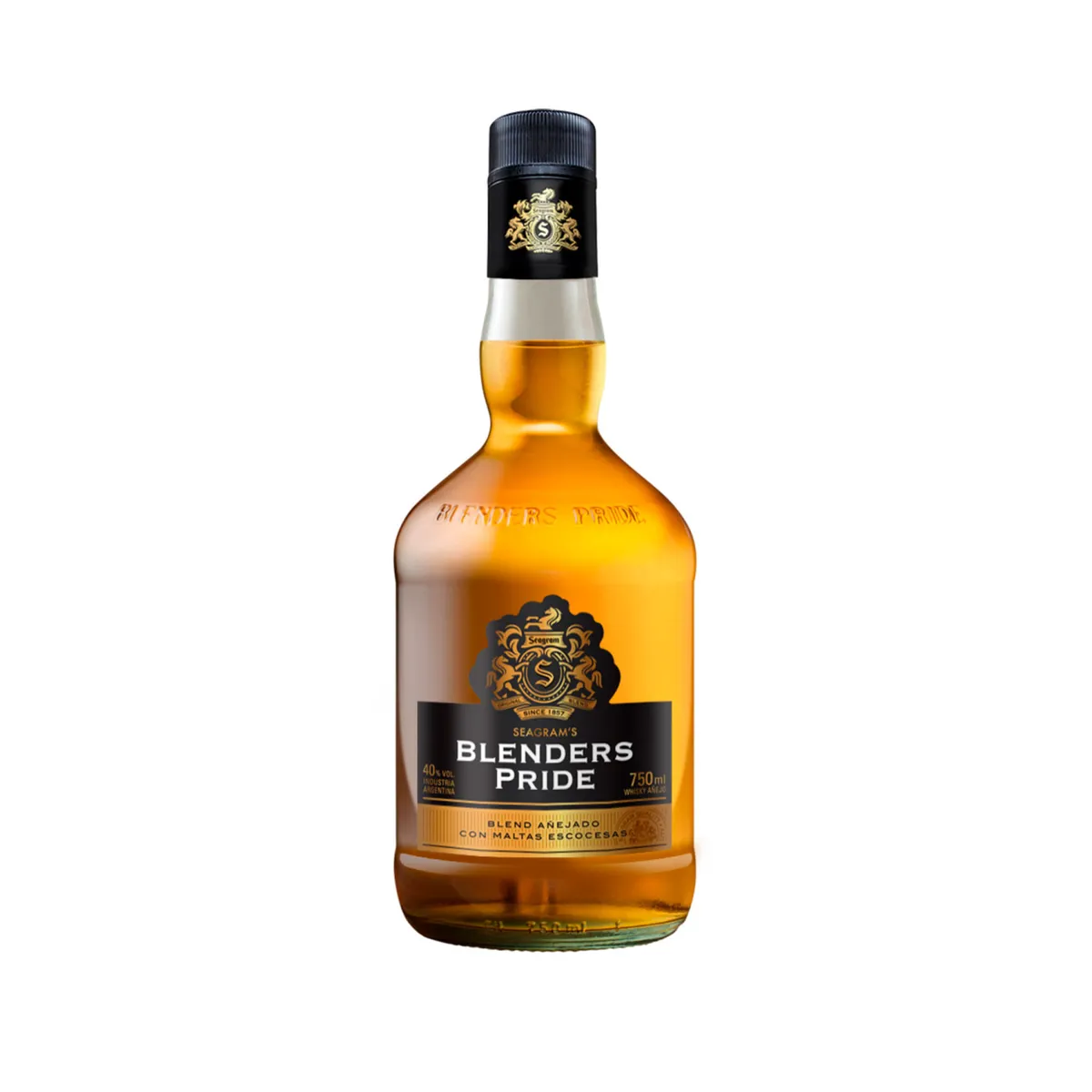 Whisky nacional Blenders pride en botella 750 cc.