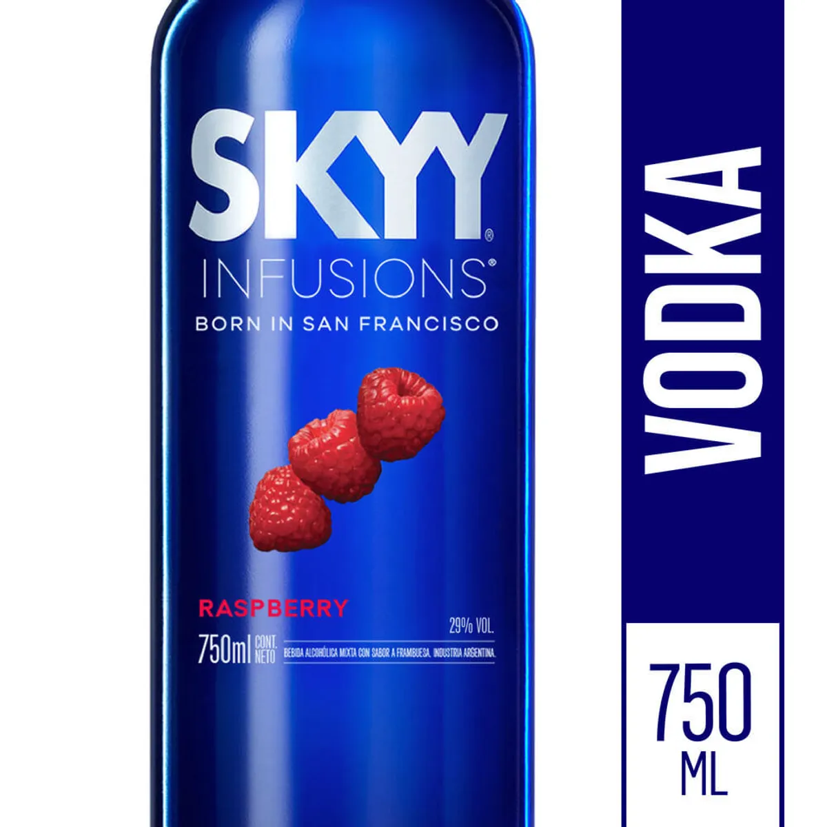 Vodka Skyy frambuesa 750 cc.