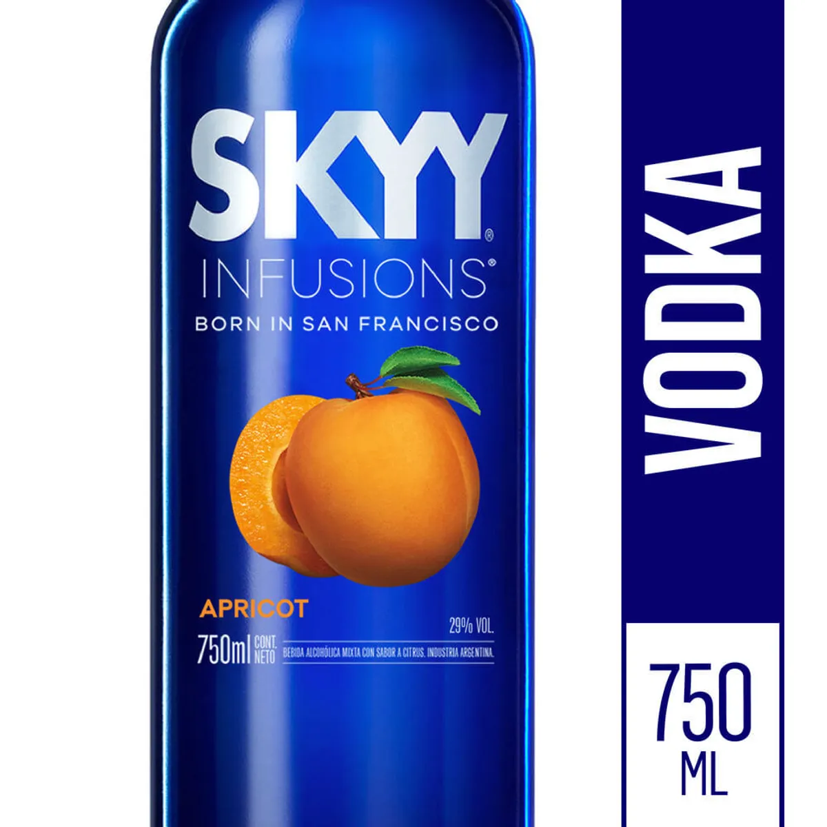 Vodka Skyy aoricot 750 cc.