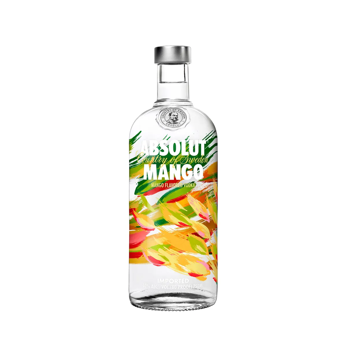 Vodka mango Absolut en botella 700 cc.