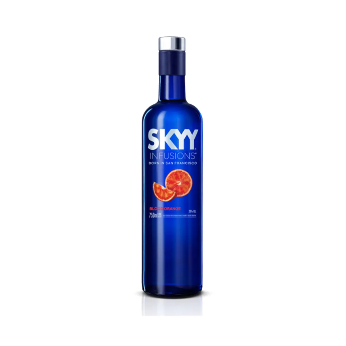 Vodka infusions Sky blood orange en botella 750 cc.