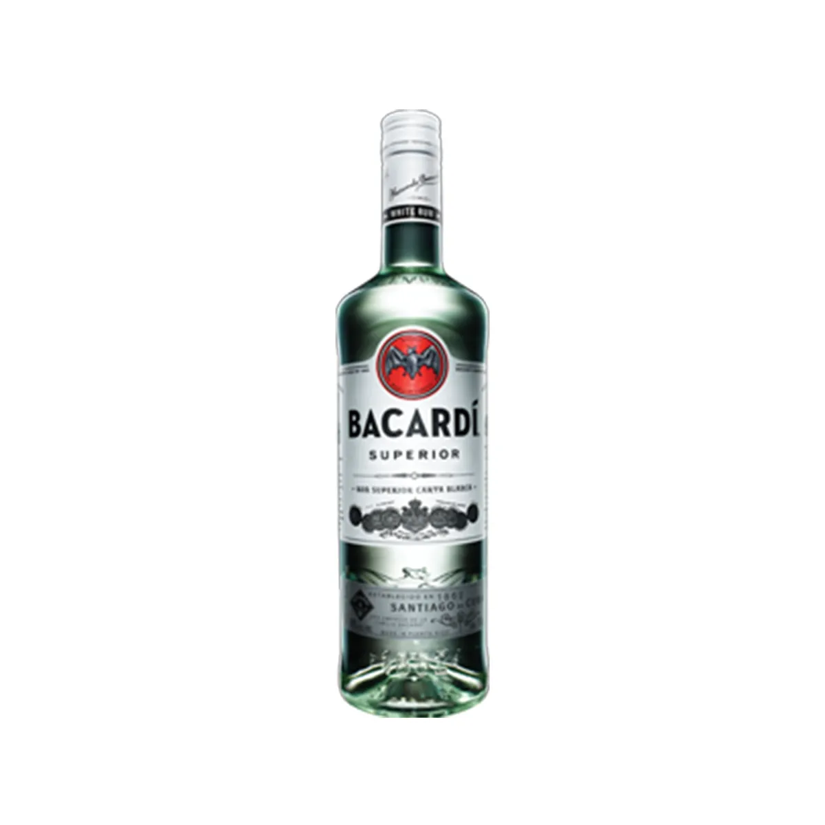 Ron Bacardi carta blanca en botella 750 ml