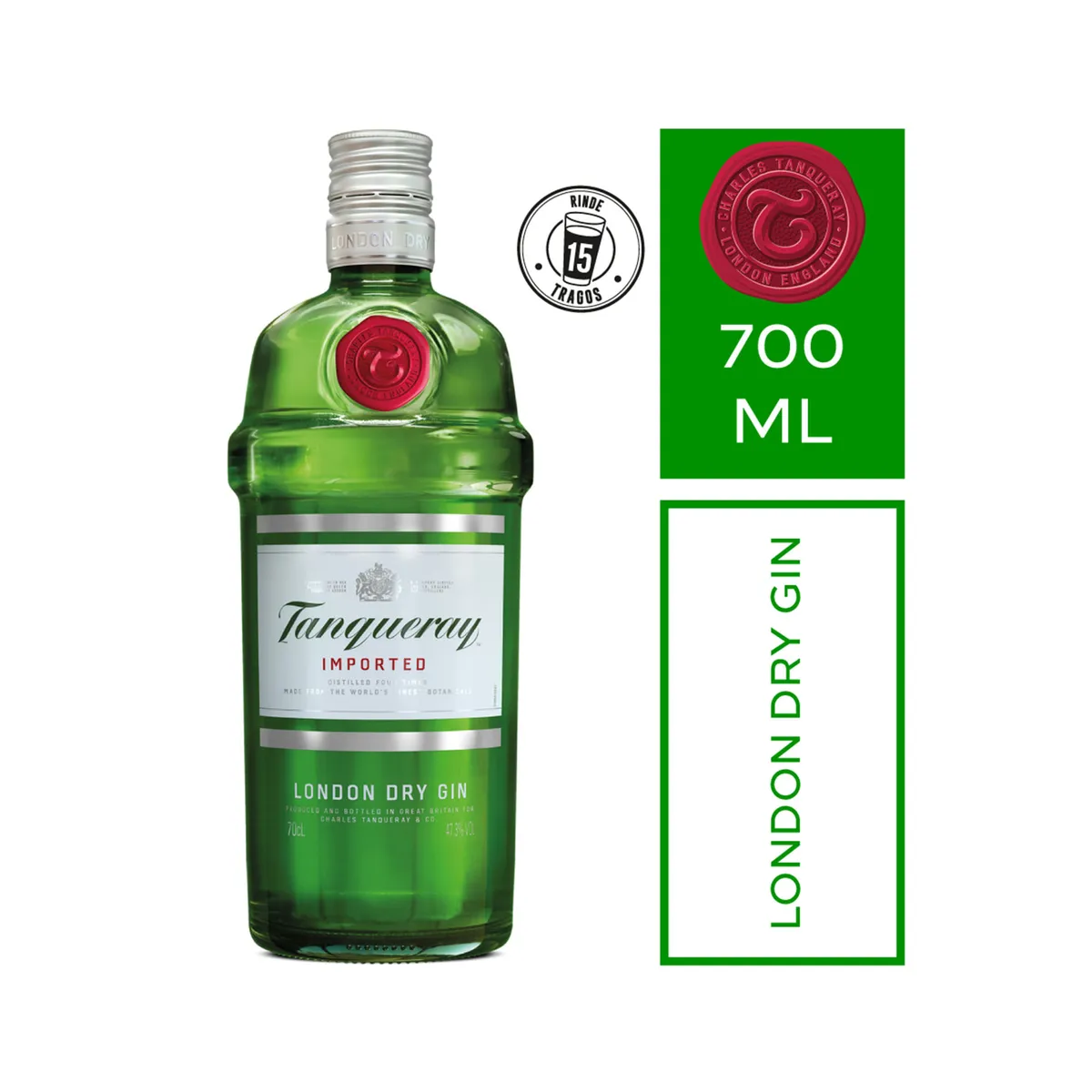 Gin Tanqueray 700 cc.
