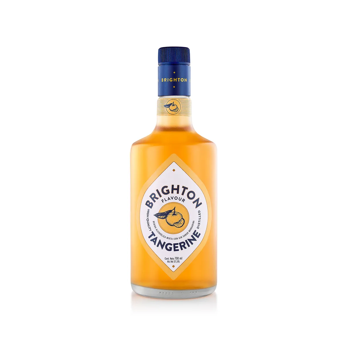 Gin tangerine Brighton en botella 700 ml