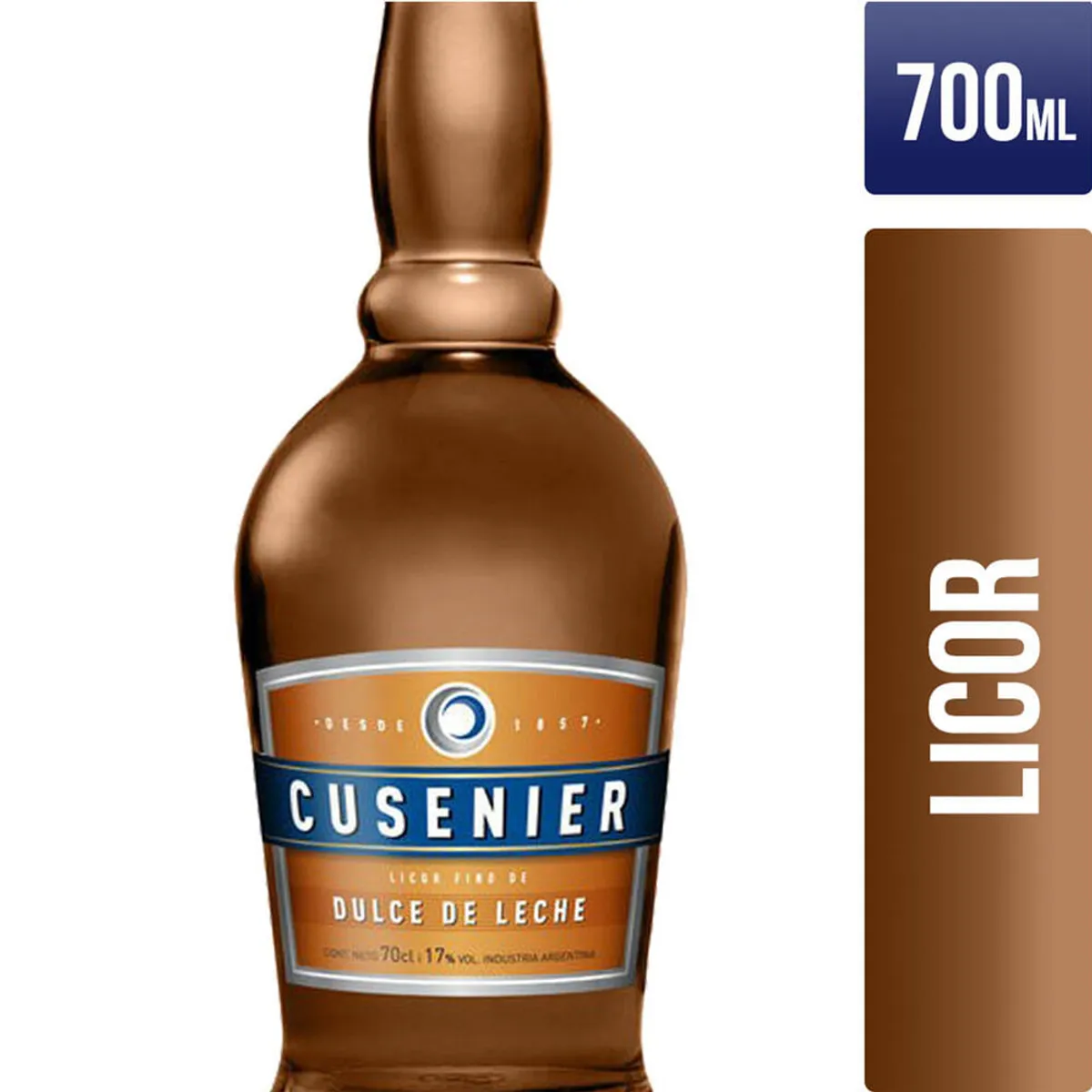Licor Cusenier dulce de leche700 cc.