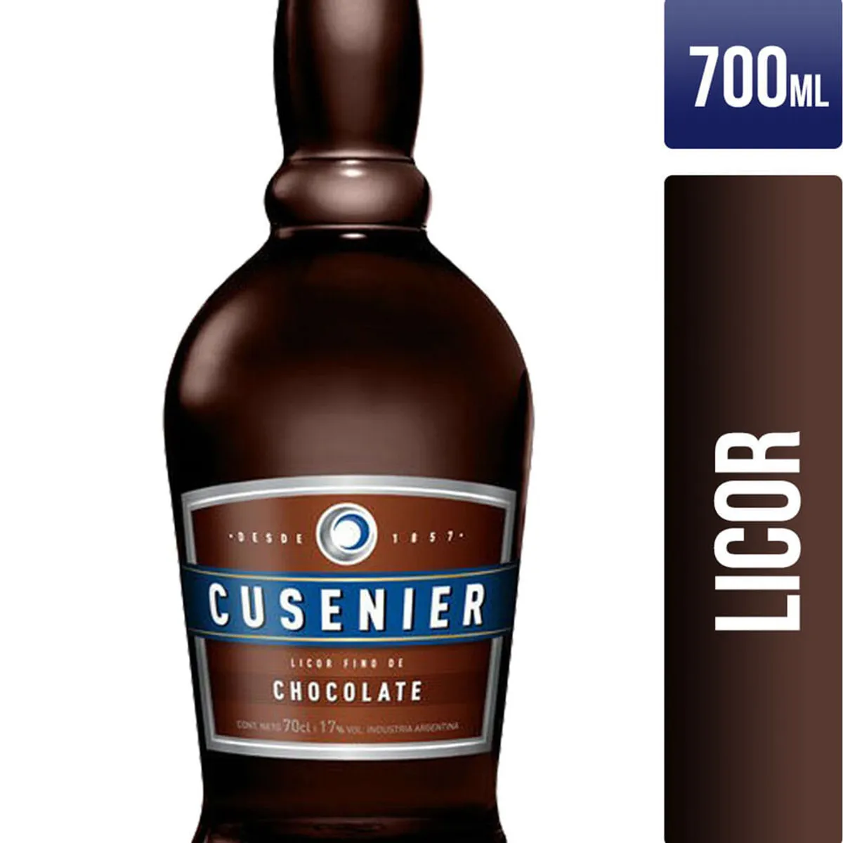 Licor Cusenier chocolate 700 cc.