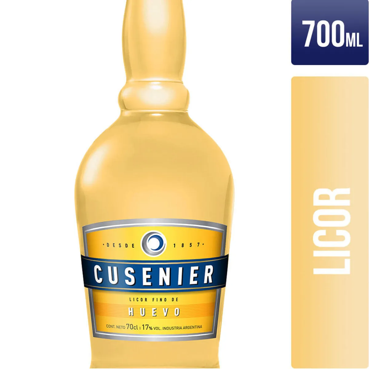 Licor Cusenier huevo 700 cc.