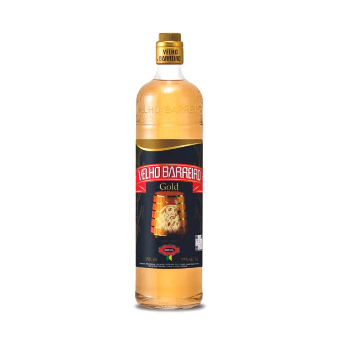 Cachaca Velho Barreiro gold 910 cc.