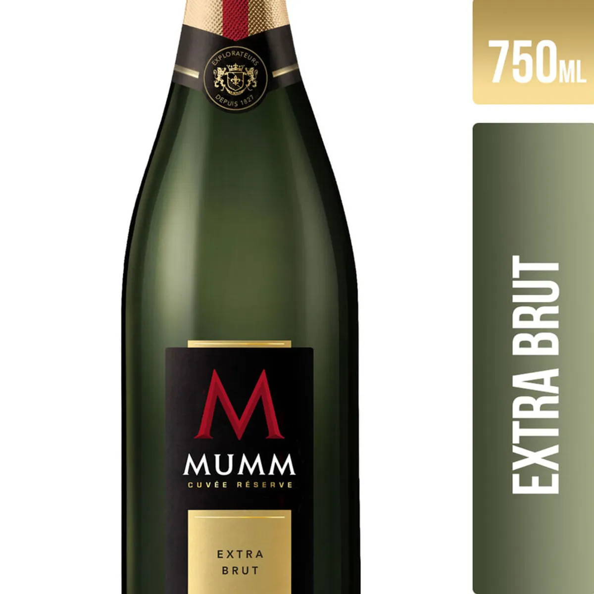 Espumante extra brut Mumm 750 cc.