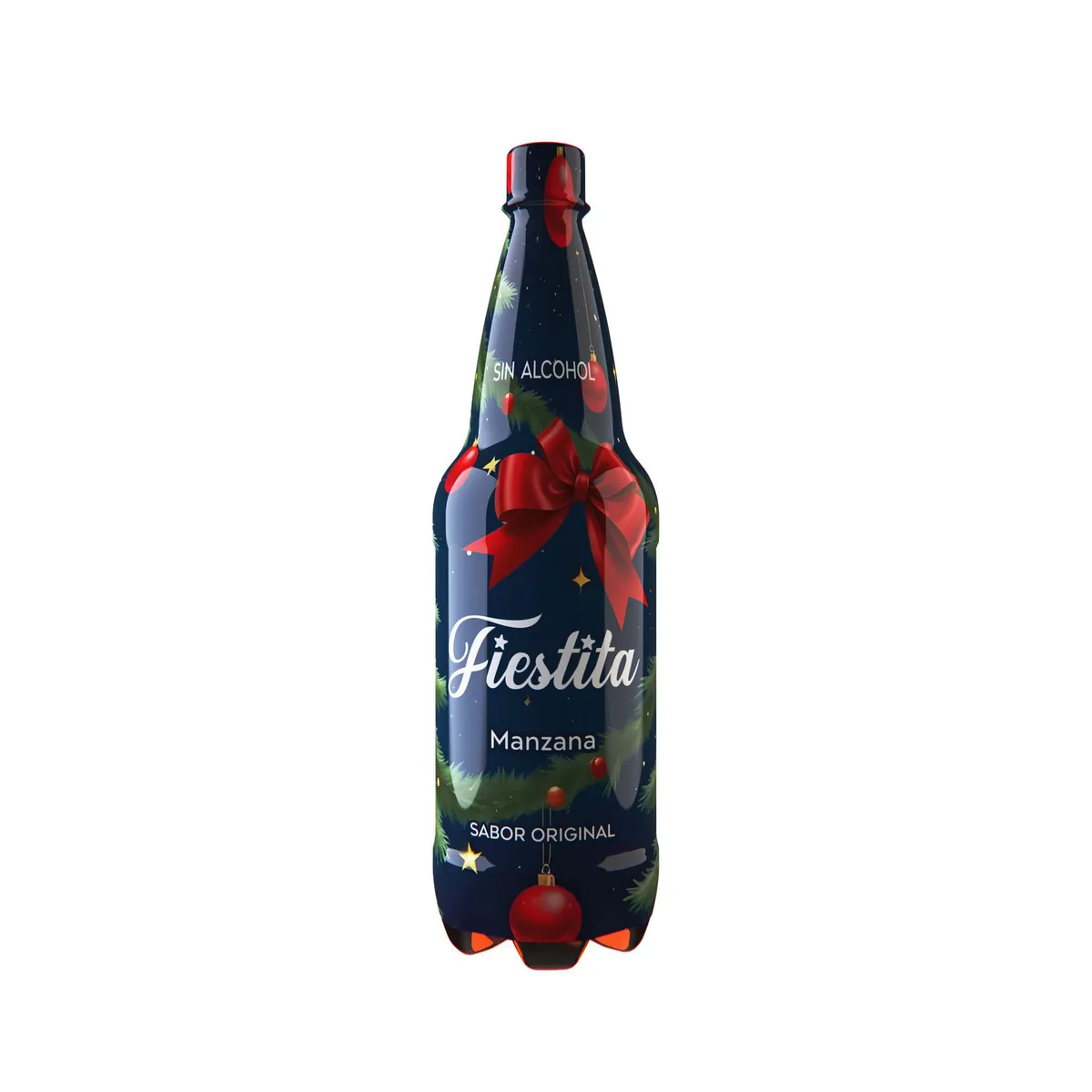 Sidra sin alcohol Fiestita manzana pet 1 lt