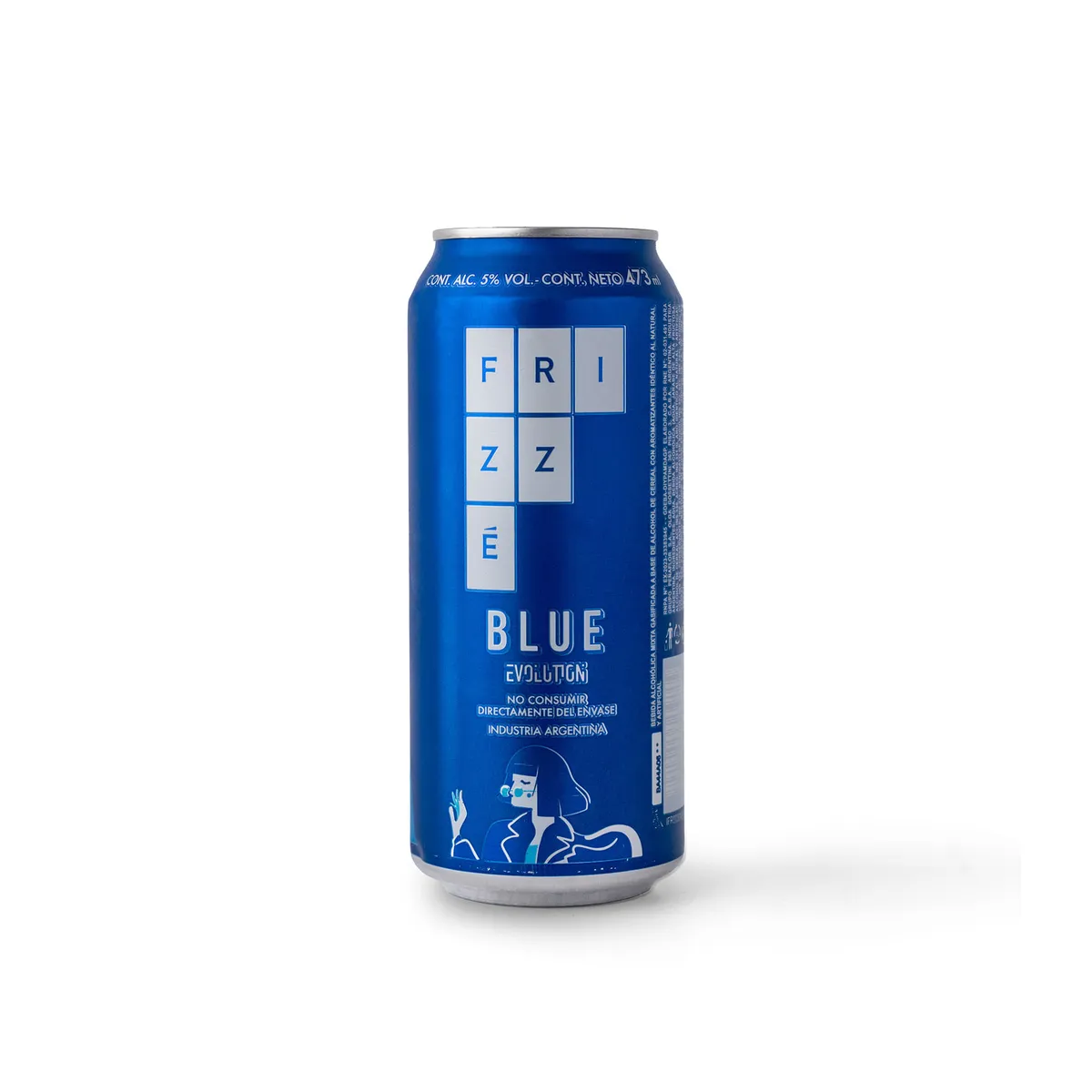 Frizante Frizze blue evolution lata 473 cc.