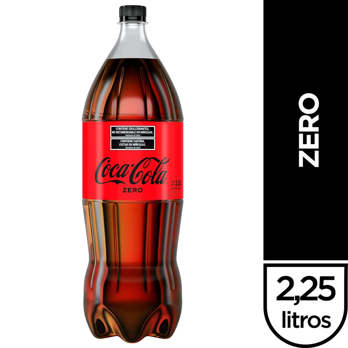 Gaseosa cola Coca Cola Zero 2,25 lts