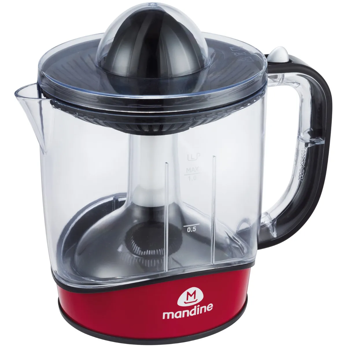 Exprimidor de jugo Mandine mcj50r  neg roj.