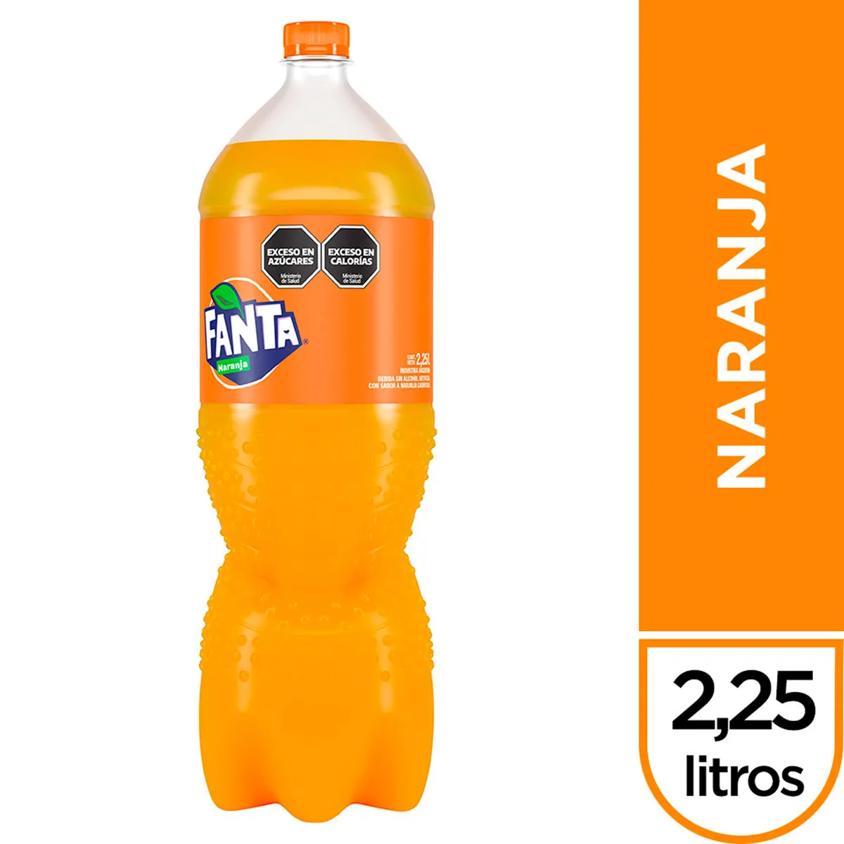 Gaseosa naranja Fanta 2,25 lts