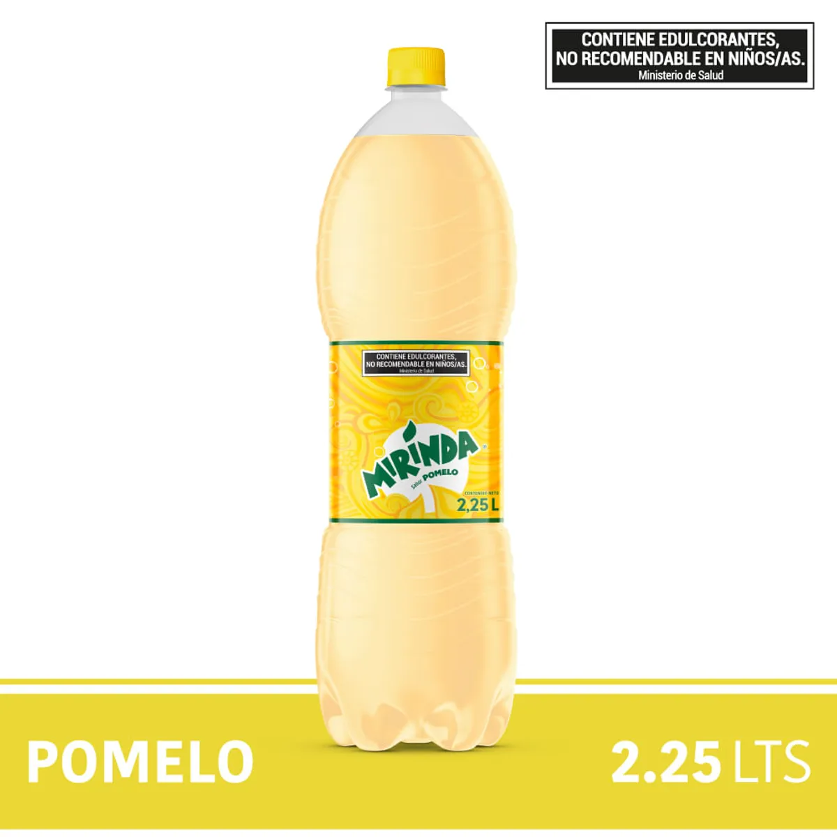 Gaseosa pomelo Mirinda regular pet 2,25 lts