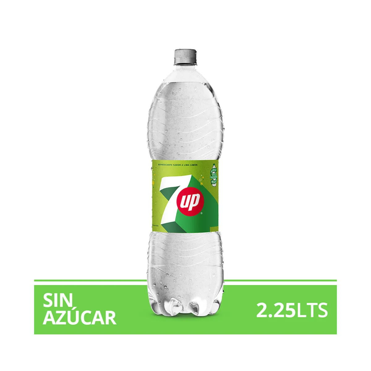 Gaseosa lima limón 7 Up sin azúcar 2.25 lts