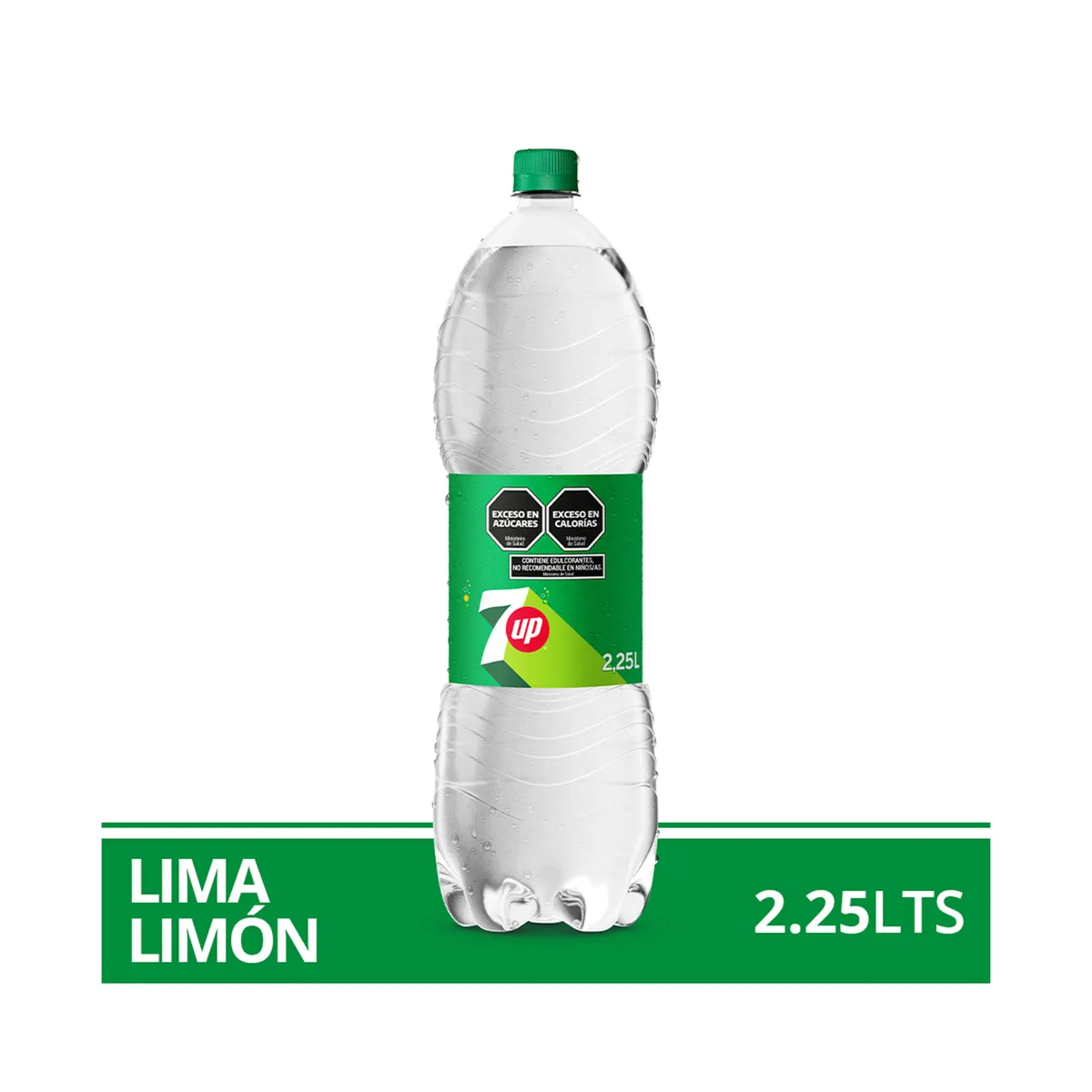 Gaseosa lima limón 7 Up regular pet 2,25 lts
