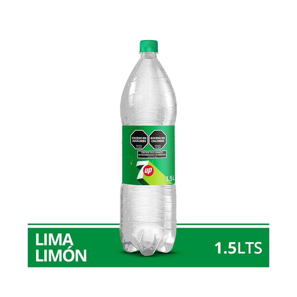 Gaseosa lima limón 7 Up regular 1,5 lts