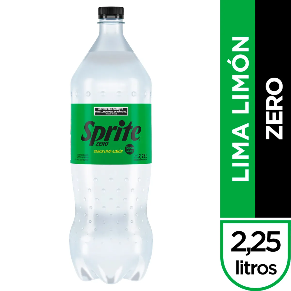 Gaseosa lima limón Sprite Zero 2,25 lts