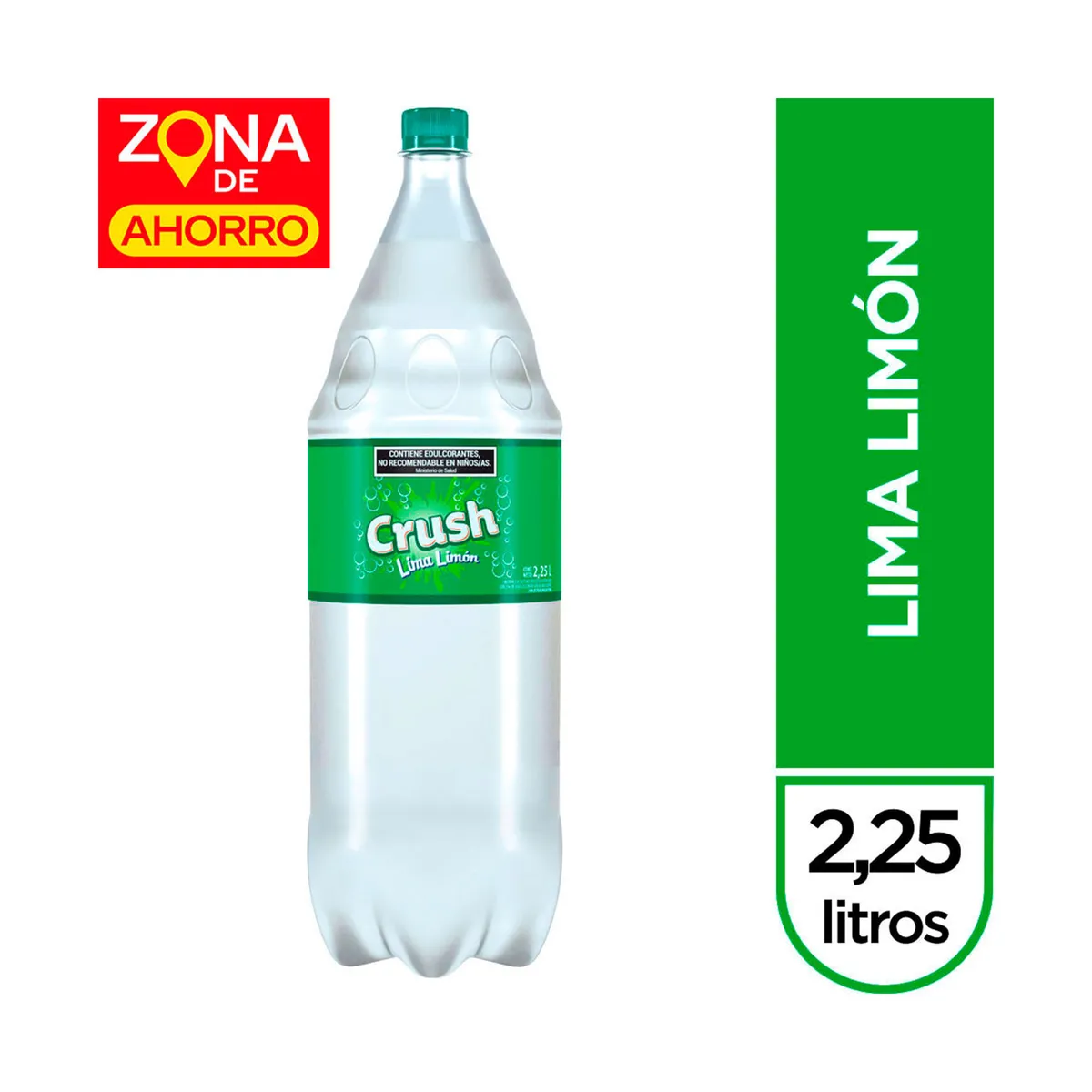 Gaseosa lima limón Crush 2,25 lts