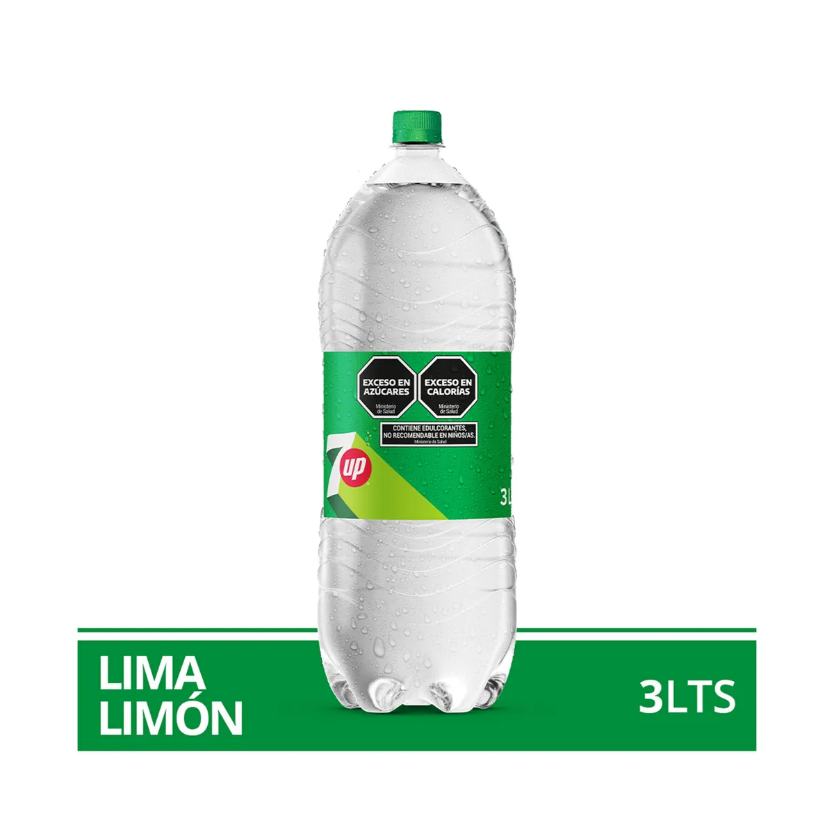 Gaseosa lima limón 7 Up regular pet 3 lts
