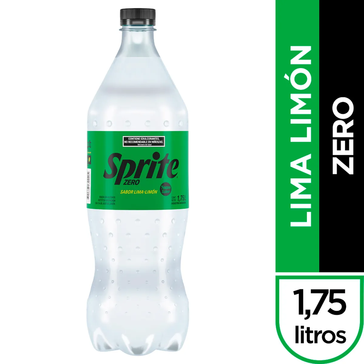 Gaseosa lima limón Sprite Zero 1,75 lts