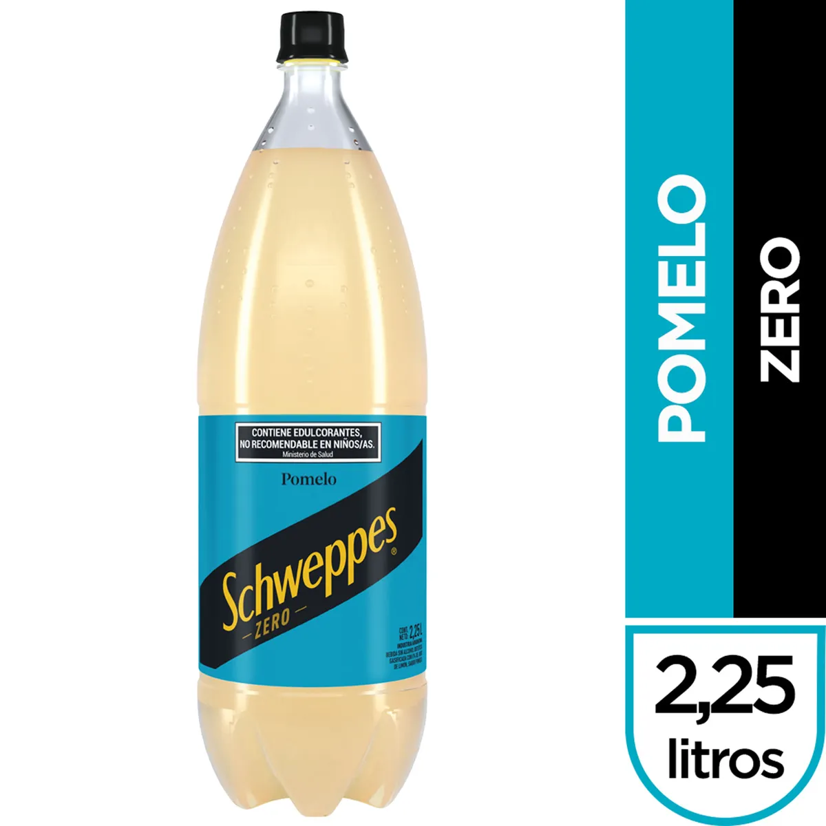 Gaseosa pomelo Schweppes Zero 2,25 lts