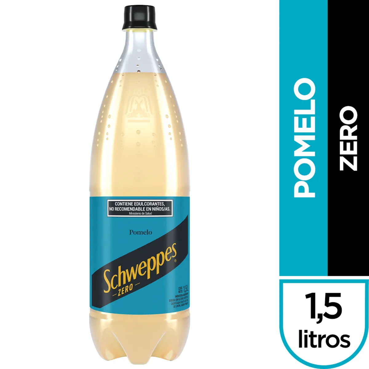 Gaseosa pomelo Schweppes Zero 1,5 lts