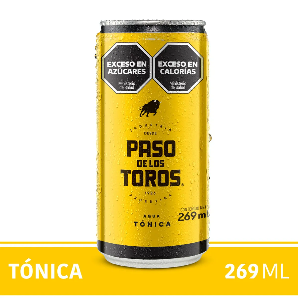 Gaseosa tónica Paso de los Toros en lata 269 ml
