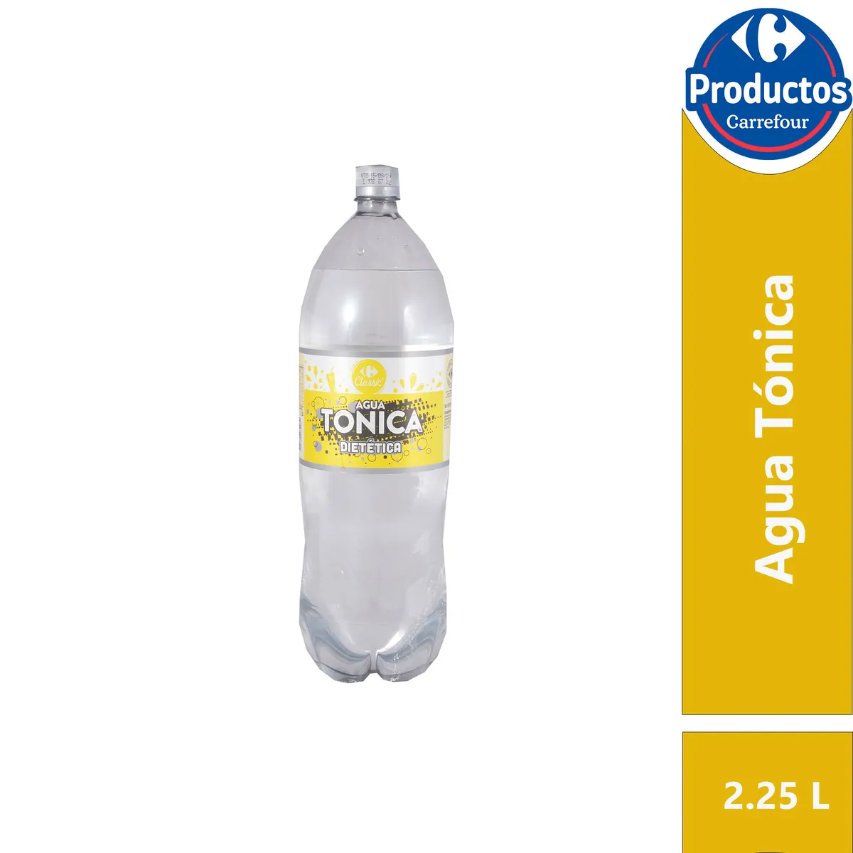 Gaseosa tónica Carrefour Classic light 2,25 lts