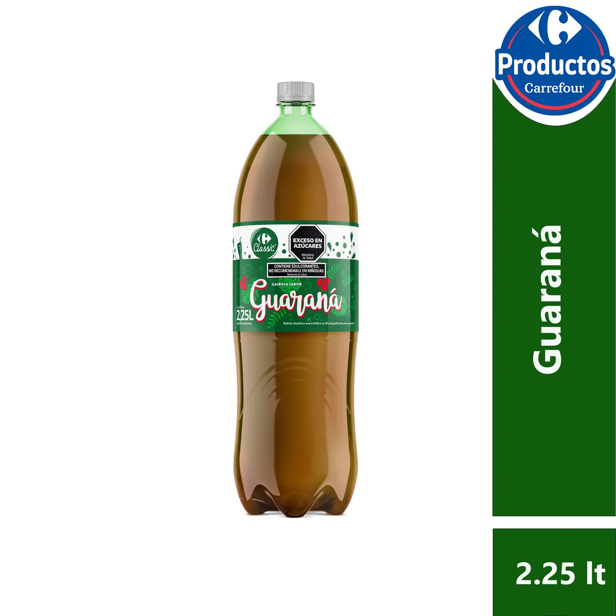 Gaseosa guaraná Carrefour Classic regular 2,25 lts