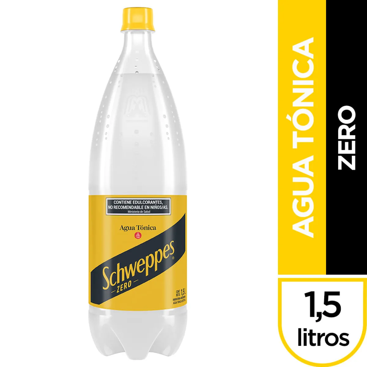 Gaseosa tónica Schweppes zero pet 1,5 lts