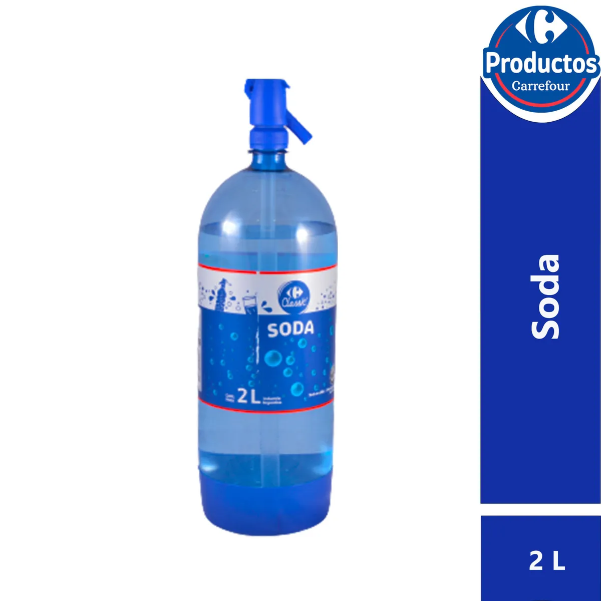 Soda Carrefour Classic sifón 2 lts