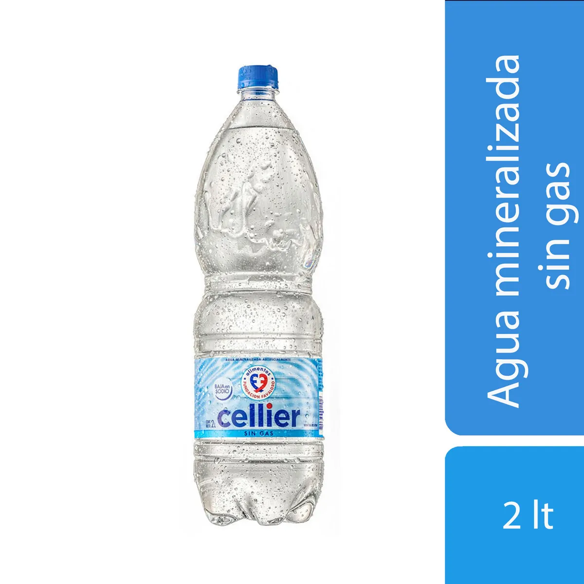Agua mineralizada sin gas Cellier Favaloro 2 lts