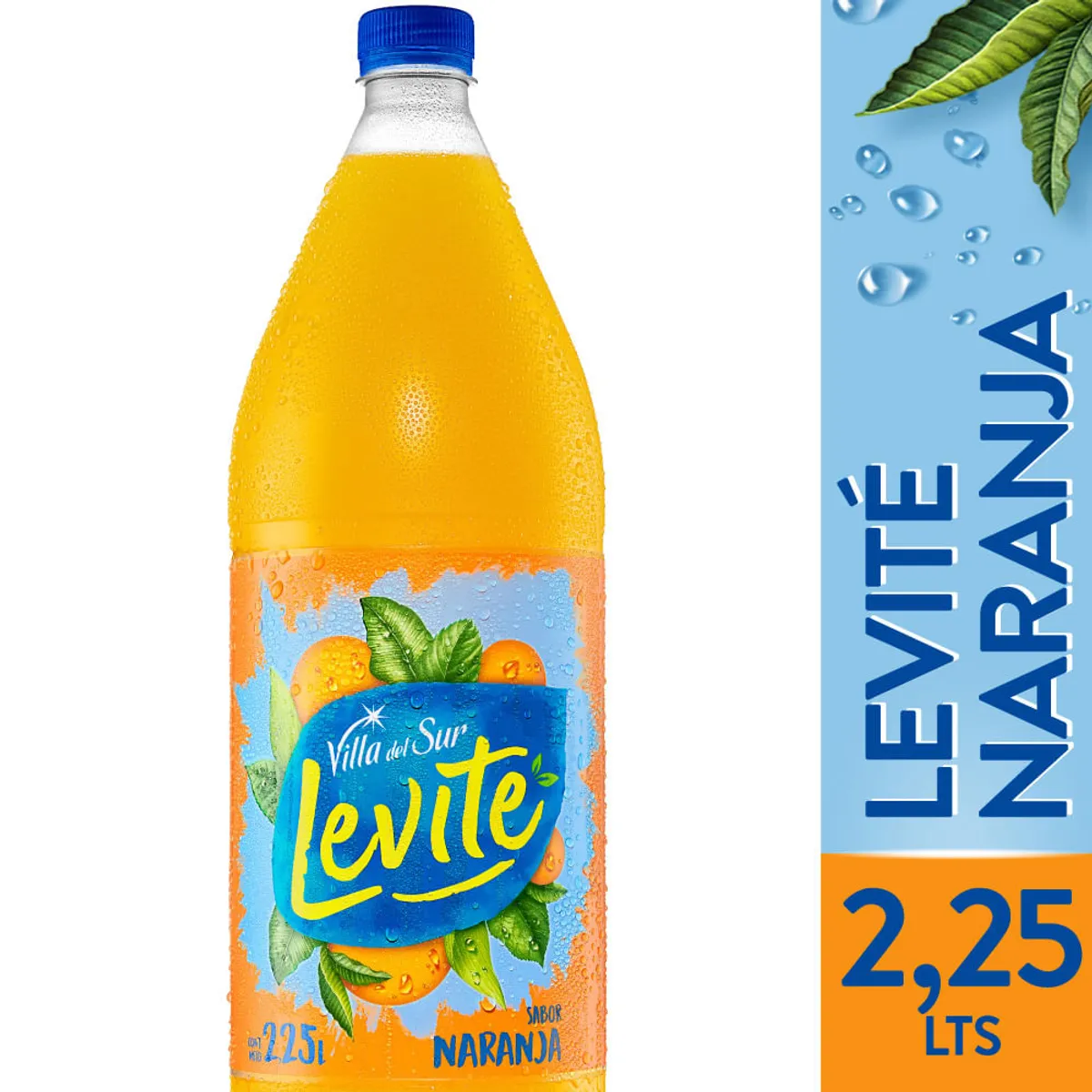 Agua saborizada de naranja Levité 2,25 lts