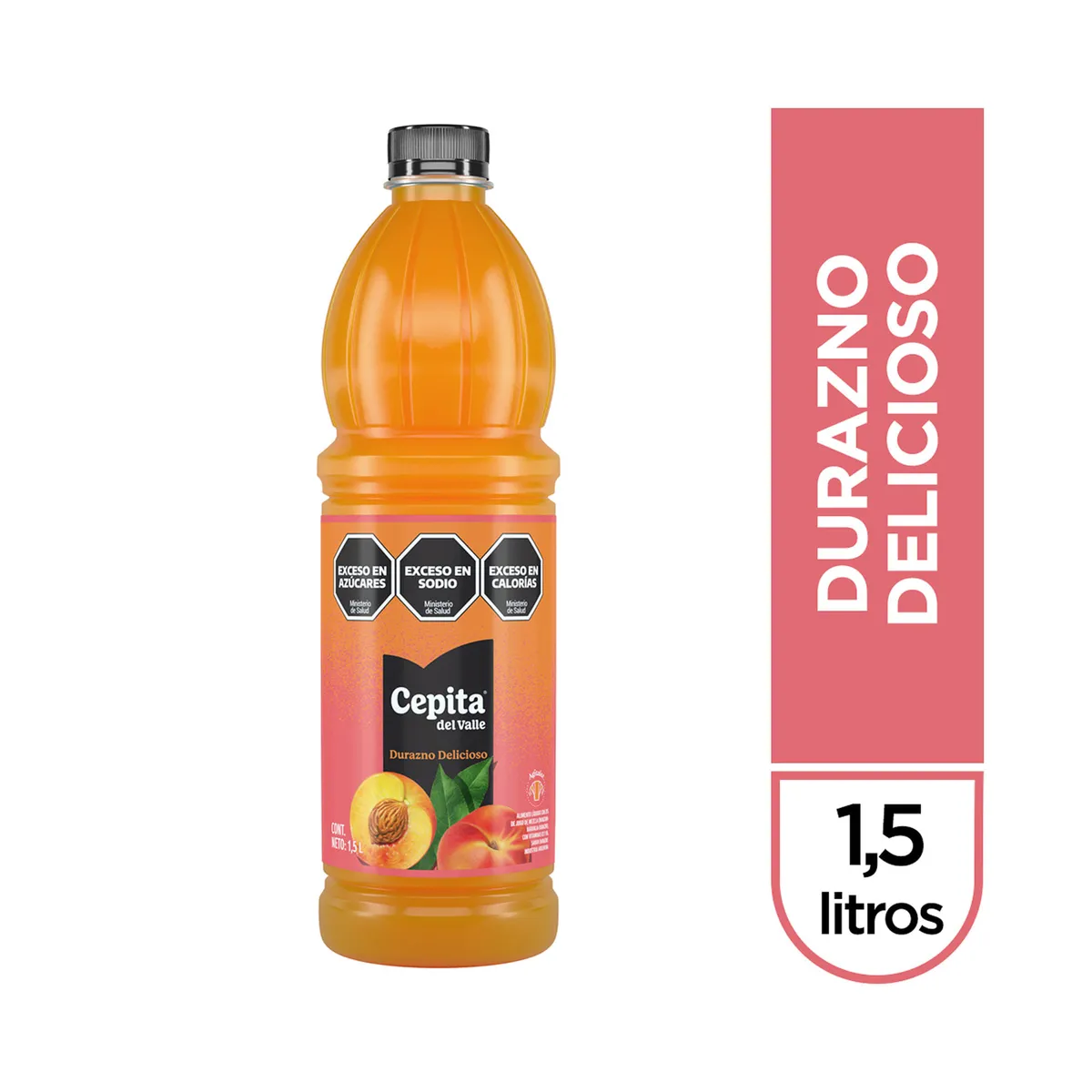 Jugo Cepita del Valle durazno delicioso 1.5 l.