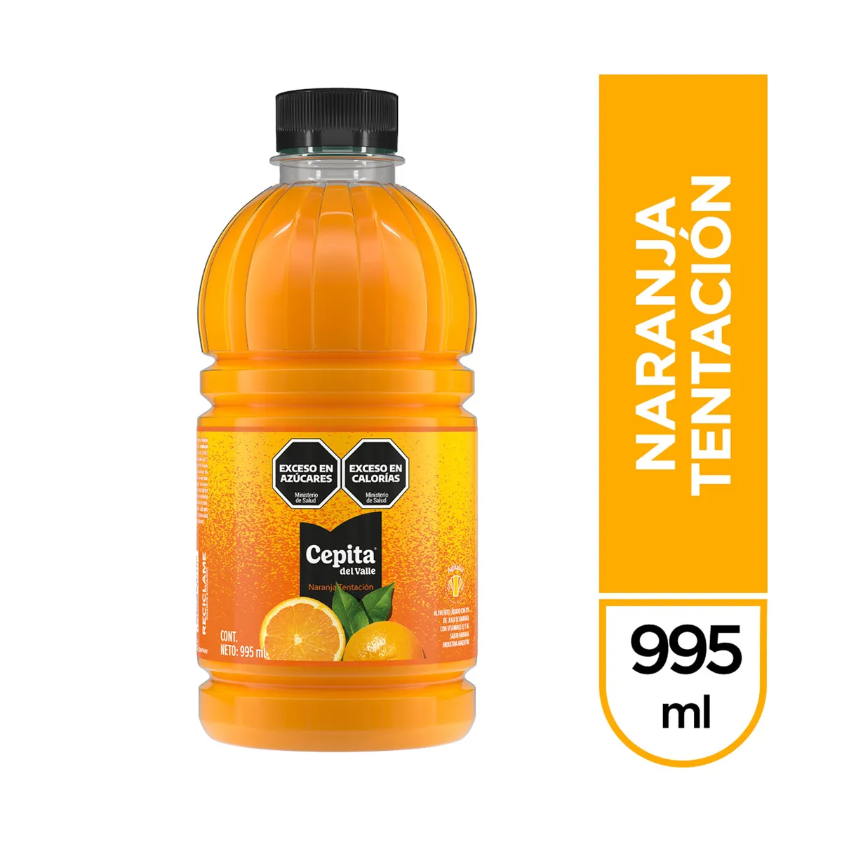 Jugo natural Cepita naranja tentación pet 995 cc.