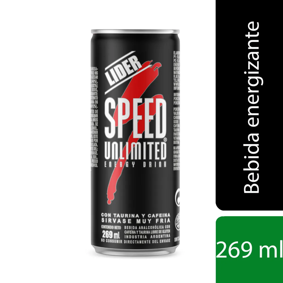 Bebida energizante Speed Unlimited 269 ml