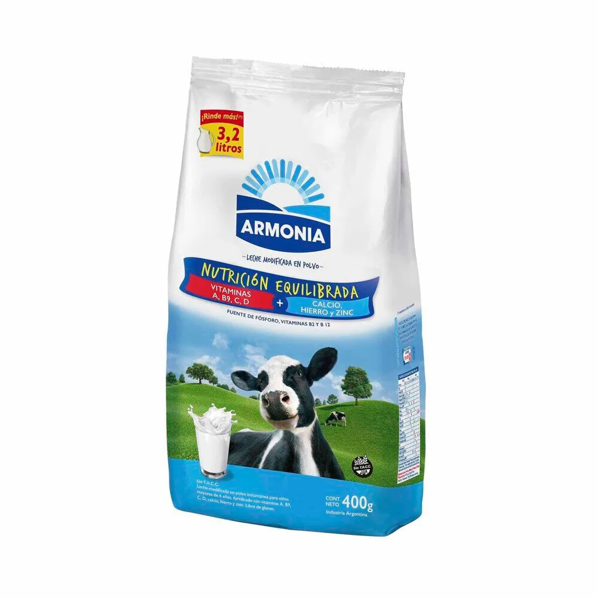 Leche modificada en polvo Armonía 400 g.