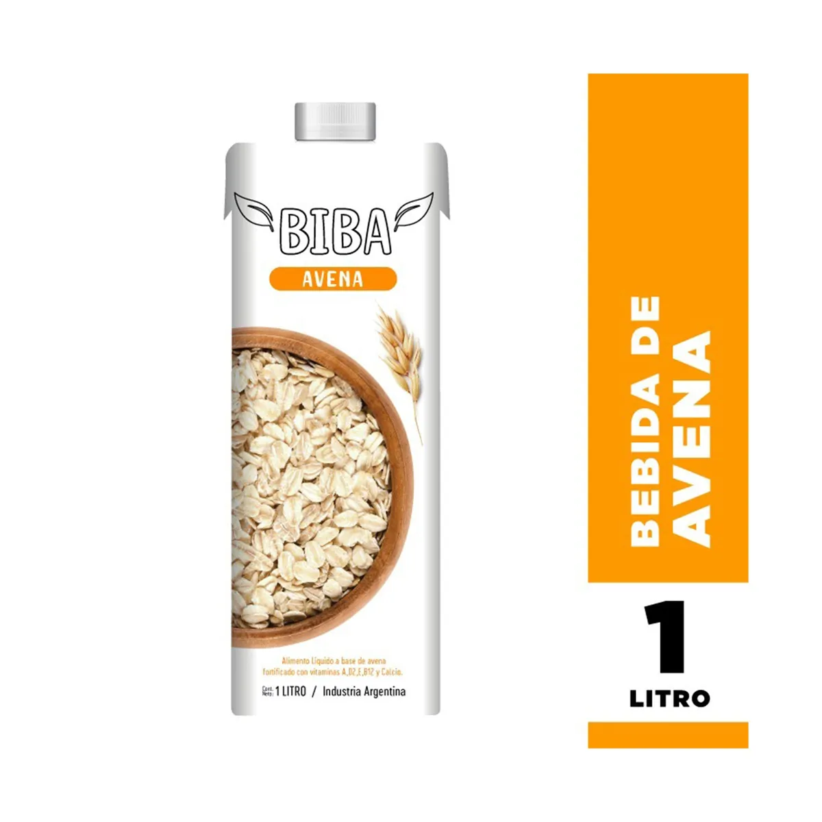 Bebida vegetal de avena Biba tetra 1 lt.